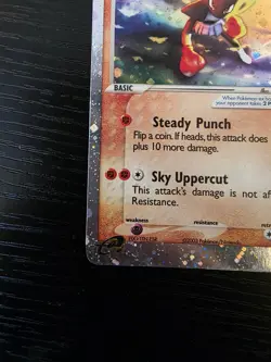 Hitmonchan Ex 98/109 Holo Ruby Sapphire Pokemon TCG LP Lightly Played English - Image 3