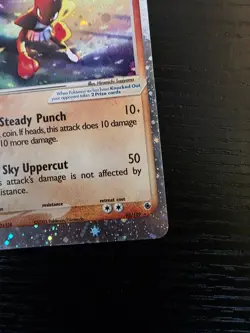 Hitmonchan Ex 98/109 Holo Ruby Sapphire Pokemon TCG LP Lightly Played English - Image 4