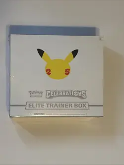 Pokemon TCG: 25th Anniversary Celebrations Elite Trainer Box Factory Sealed ETB 820650809439 - Image 1