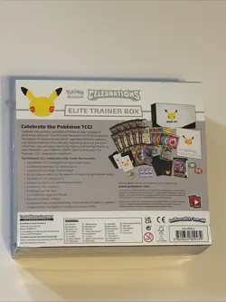 Pokemon TCG: 25th Anniversary Celebrations Elite Trainer Box Factory Sealed ETB 820650809439 - Image 2