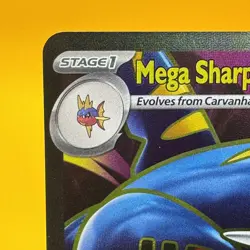 Pokemon MEGA SHARPEDO EX 113/094 - Phantasmal Flames - ULTRA RARE FULL ART - Image 3