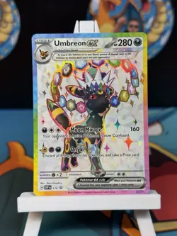 Umbreon ex SVP 176 - Prismatic Evolutions Figure Collection - Promo Pokemon TCG - Image 1