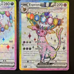 Pokemon TCG: Prismatic Evolutions. Umbreon & Espeon Ex Promo Cards 175 & 176 - Image 3