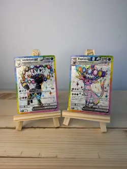 Pokemon TCG: Prismatic Evolutions. Umbreon & Espeon Ex Promo Cards 175 & 176 - Image 1