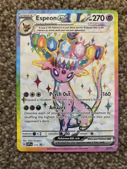 Pokemon TCG: Prismatic Evolutions. Umbreon & Espeon Ex Promo Cards 175 & 176 - Image 3