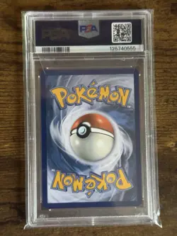Pokemon Pikachu TCG Holo Card EX 219/191 Sv08 Surging Sparks PSA 9 Mint - Image 2