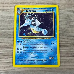 KINGDRA POKEMON CARD TCG 8/111 HOLO RARE NEO GENESIS SET - Image 1