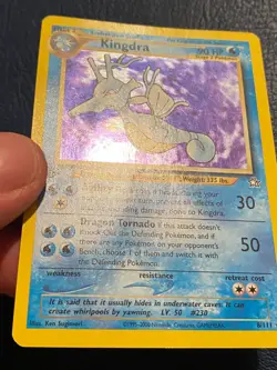 Kingdra 8/111 1st edition - Neo Genesis (2000) Vintage WOTC Holo Rare - MP/HP - Image 5