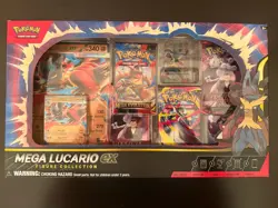 Pokemon TCG Mega Lucario EX Premium Figure Collection Brand New Factory Sealed - Image 1