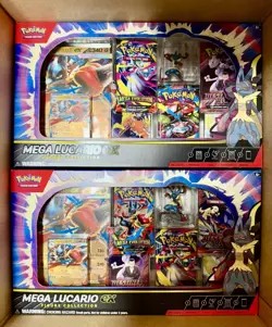 Pokemon TCG Mega Lucario Ex Figure Collection Brand New Sealed (2 units) - Image 1