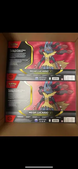 Pokemon TCG Mega Lucario Ex Figure Collection Brand New Sealed (2 units) - Image 2