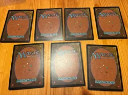 Lot Of 7 Unglued Rare Cards - Great Value! See Pic For Exact Items - Image 2