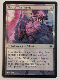 MTG Card - 1x Not of This World - Rise of the Eldrazi NM/LP, Magic The Gathering - Image 1