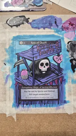 Altered Sorcery: Contested Realm "Kiss of Death" Card Gothic - Image 2