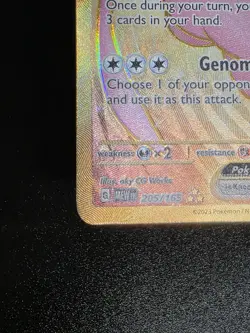 Pokemon Mew EX Gold Full Art TCG Card 205/165 Scarlet & Violet 151 Non Metal - Image 5