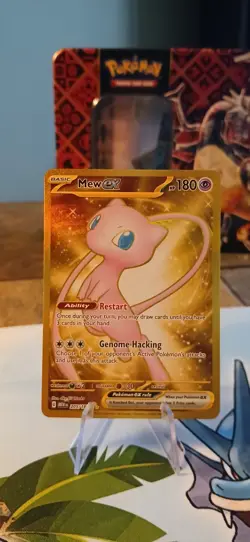 Mew ex 205/165 Sv: Scarlet & Violet 151 Holo Gold Card Pokemon 2023 Hyper Rare - Image 1