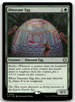Dinosaur Egg R Commander: The Lost Caverns of Ixalan 92 NM - Image 1