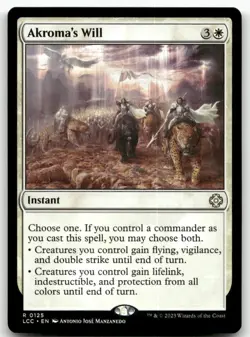 Akroma's Will R Commander: The Lost Caverns of Ixalan 125 NM - Image 1