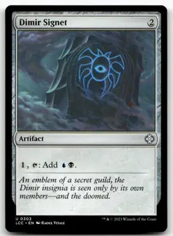 Dimir Signet C Commander: The Lost Caverns of Ixalan 302 NM - Image 1