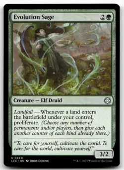 Evolution Sage U Commander: The Lost Caverns of Ixalan 240 NM - Image 1