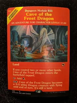 2021 Magic MTG AFR Forgotten Realms D&D Showcase FOIL Land x9 NM9 Treasure Vault - Image 2