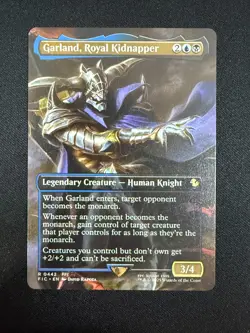 Garland, Royal Kidnapper (BORDERLESS) - Final Fantasy (MTG) NM - Image 1