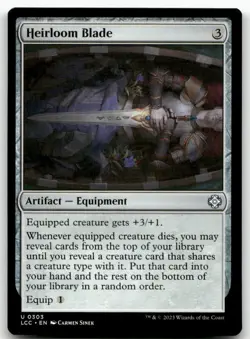 Heirloom Blade U Commander: The Lost Caverns of Ixalan 303 NM - Image 1