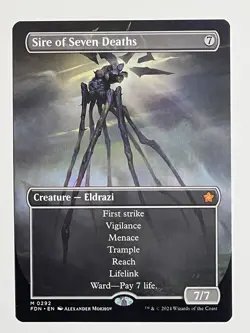 Sire of Seven Deaths (Borderless) - Foundations - Regular - MTG - Image 1