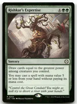 Rishkar's Expertise R Commander: The Lost Caverns of Ixalan 254 NM - Image 1