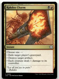 Rakdos Charm U Commander: The Lost Caverns of Ixalan 284 NM - Image 1