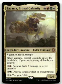 Zacama, Primal Calamity M Commander: The Lost Caverns of Ixalan 296 NM - Image 1