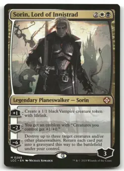 Sorin, Lord of Innistrad M Commander: The Lost Caverns of Ixalan 289 NM - Image 1