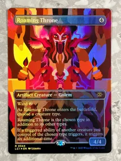 Roaming Throne (Borderless) R The Lost Caverns of Ixalan 344 NM - Image 1