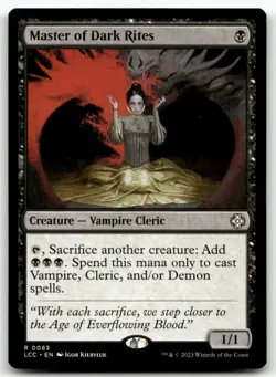 Master of Dark Rites R Commander: The Lost Caverns of Ixalan 83 NM - Image 1