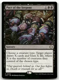 Pact of the Serpent R Commander: The Lost Caverns of Ixalan 206 NM - Image 1