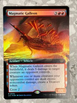 Magmatic Galleon (Extended Art) R The Lost Caverns of Ixalan 376 NM - Image 1