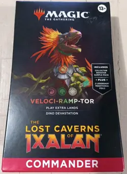 MTG Lost Caverns of Ixalan - Veloci-Ramp-Tor Commander Deck | Precon | Magic - Image 1