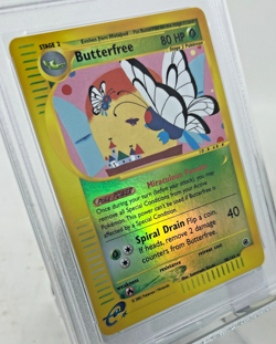 PSA 10 BUTTERFREE Reverse Foil Holo Gem Mint Rare 2002 Pokemon Expedition 38/165 - Image 3