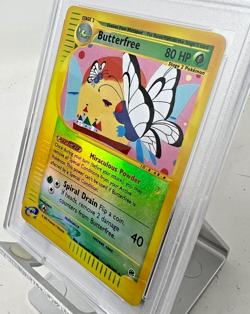 PSA 10 BUTTERFREE Reverse Foil Holo Gem Mint Rare 2002 Pokemon Expedition 38/165 - Image 4