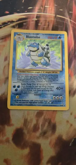 1999 Blastoise Holo Rare Pokemon 2/102 Base Set Same Day Ship Read Desc - Image 1