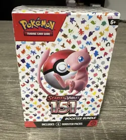 Pokemon Scarlet Violet 151 Booster Bundle 6-Pack, Factory-Sealed - Image 1