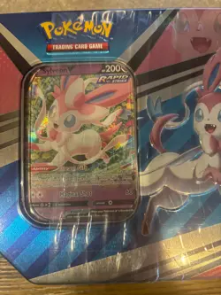 Pokemon TCG V Heroes Tin Sylveon V, Factory Sealed Brand New - Image 3