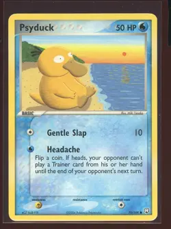 Psyduck Non-Holo Common Ex/NM 70/109 EX Team Rocket Returns Pokemon - Image 1