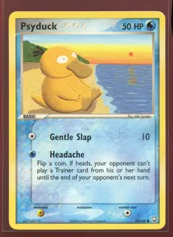 Psyduck Non-Holo Common Ex/NM 70/109 EX Team Rocket Returns Pokemon - Image 3
