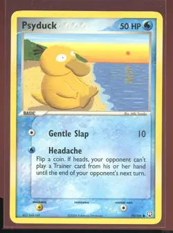 Psyduck Non-Holo Common Ex/NM 70/109 EX Team Rocket Returns Pokemon - Image 5