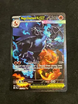 🔥 Mega Charizard X EX SIR 125/094 (English) Phantasmal Flames Pokemon TCG NM - Image 1