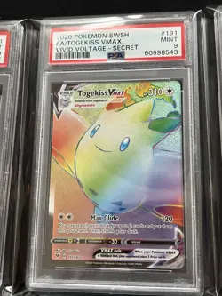 2020 Pokemon Vivid Voltage Secret Rare Lot 201, 203 , 191. PSA 9 MINT - Image 3