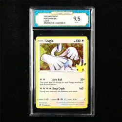 TQG 9.5 MINT+ 2021 Pokemon ENG Lugia 022/025 R - Image 1