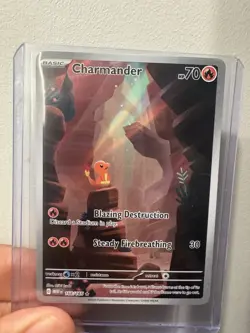 Pokemon TCG Charmander Illustration Scarlet & Violet 151 Near Mint Condition - Image 1