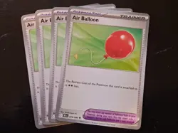 4x Air Balloon 079/086 x4 - Black Bolt - Pokemon Playset - Image 1